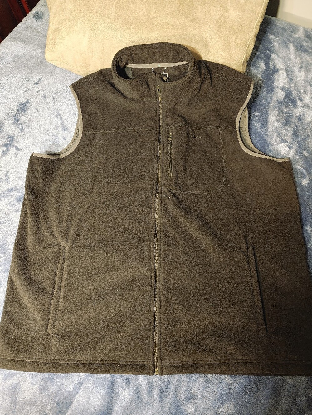 L.L.Bean Men's Polartec Zip Fleece Vest Size XXL EUC
